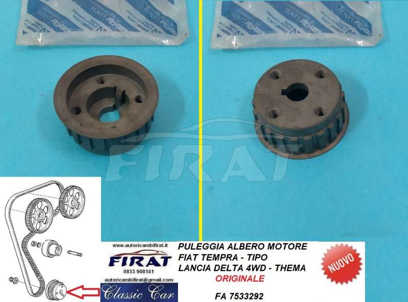 PULEGGIA ALBERO MOTORE FIAT TIPO - DELTA 4WD (7533292)